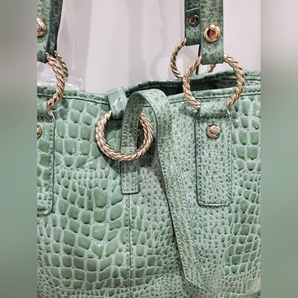 Ivanka Trump Croc Simulated Leather Tote - Picture 3 of 14